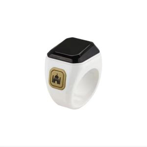 Tasbih Digital Smart Ring iQibla M02 Pro dan Zikr1 Aluminium Alloy Cincin Zikir BW 06