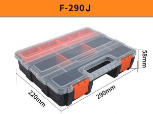 Cornerr Plastic Portable Parts Toolbox Multi-Grid Combination Screw Storage Metal Parts Hardware Tool Screwdriver Repair Tool 3H4K8