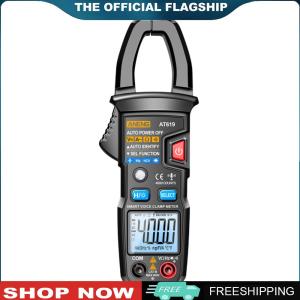 [VICKING6]ANENG AT619 Digital Clamp Multimeter Voice Broadcastเครื่องทดสอบกระแสไฟฟ้า 4000 นับอัตโนมัติจอแสดงผลLCDสำหรับLab/โรงงาน/บ้าน