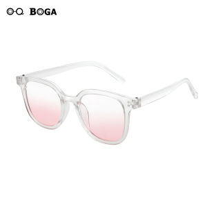 OQ BOGA 8 Styles Women Outdoor Decorate Square Frame Fashion Blush Glasses Female Eye Protection Plastic Full Rim Eyewear