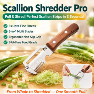 Scallion Cutter / Fruit Peeler / Vegetable Chopper / 3-in-1 Multi-functional Shredder / Home Kitchen / Easy To Use / For Housewives Adults