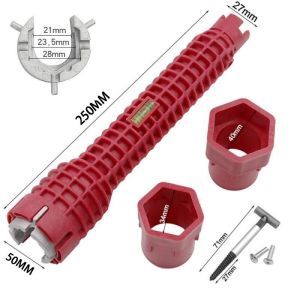 8 In 1 Kunci Pas Keran Wastafel Pipa Ledeng Wrench Faucet Sink / Faucet and Sink Installer / Faucet and Sink Installer Wrench