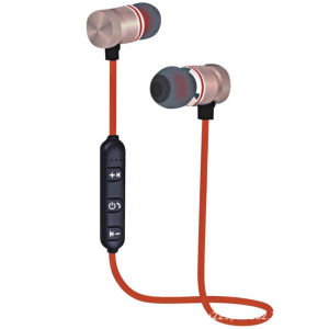 Bluetooth Headset Universal Neck-mounted in-ear Bluetooth Headset Earplug Head Magnet Adsorption Stereo Double Earrings Sound Effect Sports Headset Neck-mounted Waterproof Headset