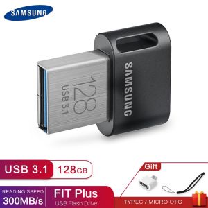 💖FREE+COD+Ready Stock💖Usb 3.1 Samsung Usb Flash Drive Pendrive 256Gb 128Gb Flash Usb 32Gb 64Gb Metalen Mini Flash memoria Stok Fit Plus (Usb3.1)