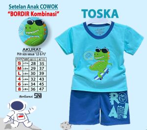 STELAN ANAK LAKI LAKI USIA 0 1 2 3 4 5 6 TAHUN MOTIF BORDIR