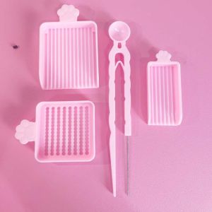 WININ 3/4/5Pcs/Set DIY Handmade Fuse Beads Picking Tray Kit 2.6mm Fuse Beads Plastic Beads Perler Bead Tool Handheld Beading Tool Kit Handmade Beads Toy