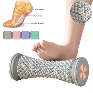 Foot Massage Roller Portable Massager Roller Tissue Muscle Massage For Foot Heel Pain Yoga Fitness Aids Reflexology Foot Massage Roller For Plantar Fasciitis Relief Foot Roller To Deep Tissue Arch Pain Relief Deep Trigger Sole Acupoint
