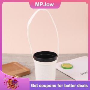 【MPJow】 1pc Drink Cup Set Milk Tea Bag Environmental Protection Canvas Bags Portable Cup Holder Bags Cups Accessories