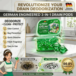 Deodorizer Water-Soluble Beads German Drain Cleaner Toilet Kitchen Sink Odor Remover Quick Dissolve Residue Unclog Pipes