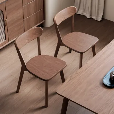 Nordic-style modern simple small apartment dining table rectangular table for restaurants cafes and milk tea shops
