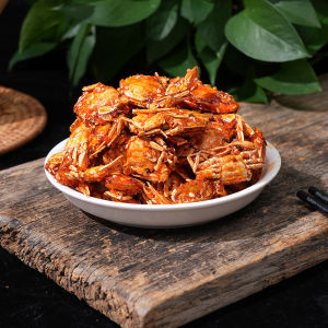 ✨100% All-Natural✨ Premium Quality Crispy Baby Crabs Delicious Spicy Whole Crab Ready-To-Eat Seafood Snack Crispy Crab Meat Snack