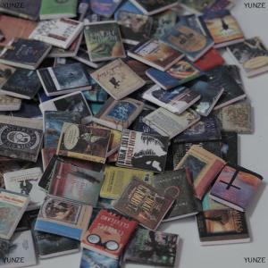 [COD] YUNZE 200pcs Miniatures Doll House Books Anxiety Bookshelf Accessories Mini Books Accessories For Decoration Dolls House Miniature