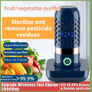 vege cleaner machine，Fruit and vegetable pesticide residue disinfection deviceCapsule-type fruit and vegetable purifierMeat vegetable washerWireless Fast Charge Portable Fruit & Vegetable Sterilizer - Easy Clean Pesticide Remover果蔬农残杀菌消毒器