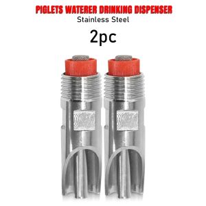 5pcs Stainless Steel Pig Nipple Water Drinker piggery farm equipment Automatic Water Drinker