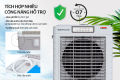 Quạt điều hòa Sunhouse SHD7746 45L 180W siêu mạnh , máy làm mát không khí Sunhouse công suất lớn 180W , quạt công nghiệp - Hàng trưng bày Bảo hành chính hãng toàn quốc - Điện máy Sunmy. 