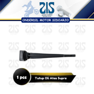 Tutup Oli Atas Supra (Silver)-Penutup Colokan Oli Mesin + Seal O Ring Honda Grand LegendaSupraFitNew