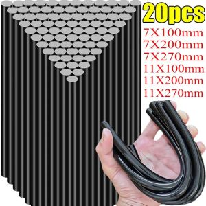 แท่งกาวร้อนละลาย7/11มม. ชุดแถบซ่อมแซมกำจัดรอยบุ๋มสำหรับของเล่นหัตถกรรมแบบทำมือกาวละลายสูง