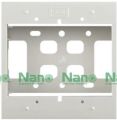Nano บ๊อกลอย 2x4 , 4x4 กล่องลอย บล๊อกลอย บ๊อกลอย  บล๊อกพลาสติก สีขาว สีดำ  Nano 403-1 403-1B 404-1 404-1b รุ่นClassic Series ใช้กับยี้ห้อพานาและช้างได้. 