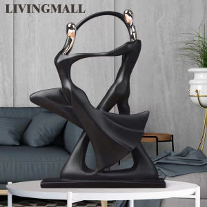 Nordic Art Dance Couple Resin Figure Home Decor Living Room Accessories Home Decor Ornaments