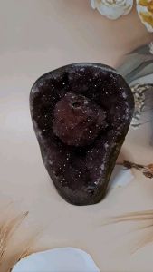 KRISTAL SG: Uruguay Exotic Colour Crystal Geode. 乌拉圭特级彩晶奇石镇