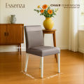 Set Meja Makan MetaHome ESSENZA 4.5FT Rectangle Marble Dining Set Table + 8 Chairs Package Home Furniture. 