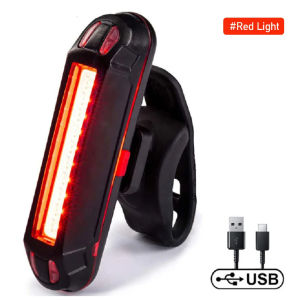 Đèn Cảnh Báo An Toàn Trước / Sau Cho Xe Đạp Chống Nước Kèm Sạc USB