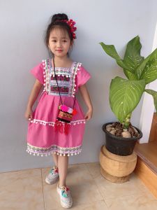 ชุดเด็กดอยฟอกนุ่ม น่ารักมากๆ (สีไม่ตก) มีไซส์ตั้งแต่ 1-10 ปี /สินค้าพร้อมส่ง