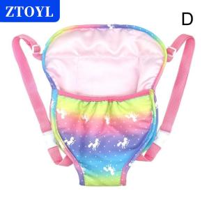 [COD]🔥🔥🔥ZTOYL Fashion Newborn Backpack Doll Cute Flower Handbag For Girls Dolls Out Going Carry Bag Christmas Birthday Gift