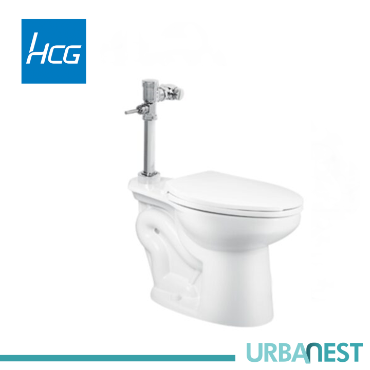 HCG Titan C6811FV AW Flush Valve Type Water Closet With Seat And Cover