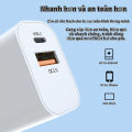 Bộ sạc PD20W Đầu sạc được chứng nhận 3C qc3.0+pd đầu sạc nhanh cổng kép. 