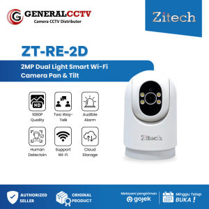 ZITECH Dual Light Smart WI-FI Camera ZT-RE-2D Kamera Wifi Smart Pan & Tilt 2MP