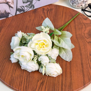 Tanaman Hias Rose Peony Bunga Tangkai Ornamen Dekorasi Artificial Flower Buatan COD PBP210