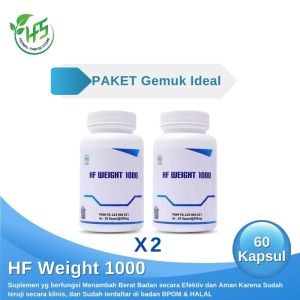 2 PCS HF Weight 1000 by HFS isi 60 kapsul
