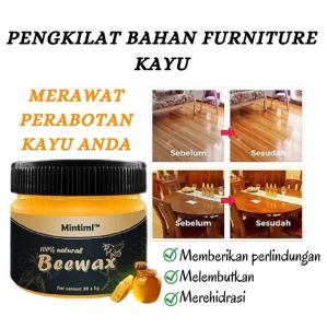 BB7 - BeeWax Wood Gel Pengkilap Kayu Furniture Kitchen Set Pelindung Pelapis Kayu Meja Kursi Lemari Lilin Gel Lebah Alami