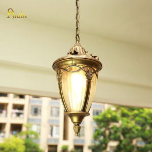 Phube Lighting Outdoor Waterproof Chandelier Garden & Patio ( Easy Install ) Corridor Grape Frame Pavilion Bronze Hanging Light Adjustable Suspension Lighting Fixture