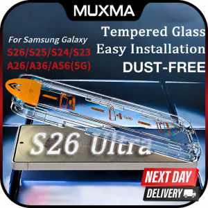 Easy Installation Tempered Glass Screen Protector For Samsung Galaxy S26 S25 Ultra Plus A56 A36 A26 S24 FE S23 S22