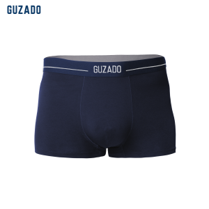 Quần lót Boxer nam GUZADO Basics nhiều màu chất Cotton cao cấp cạp chun chắc chắn khỏe khoắn kháng khuẩn tốt GBX03