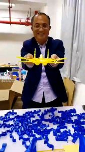 (Promo) Mainan Pesawat Jet remote control RC Terbang dan Tahan Banting Glider Airplane Foam Mode lampu Led