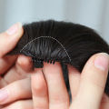 Synthetic Princess Bangs Hime Cut Bangs Hairstyles Clip In Bangs Hair for Women. 