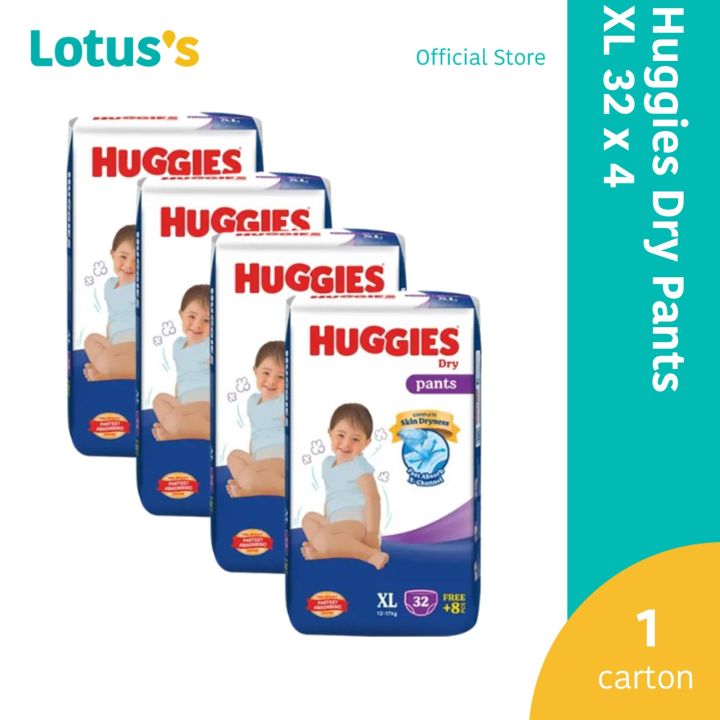 Huggies Dry Pants Diapers XL40 2S X Super Jumbo Pack Lazada