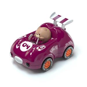 Toddler Cartoon Bear Inertia Car Toy with Push and Go Design Fine Motor Develops Coordination Toy Car for Boy and Girl