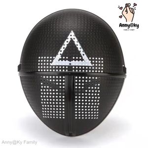 หน้ากากสควิดเกม สต๊อกไทย พร้อมส่งทันที หน้ากากเกมปลาหมึก หน้ากากฮาโลวีนแนวอินเทรน