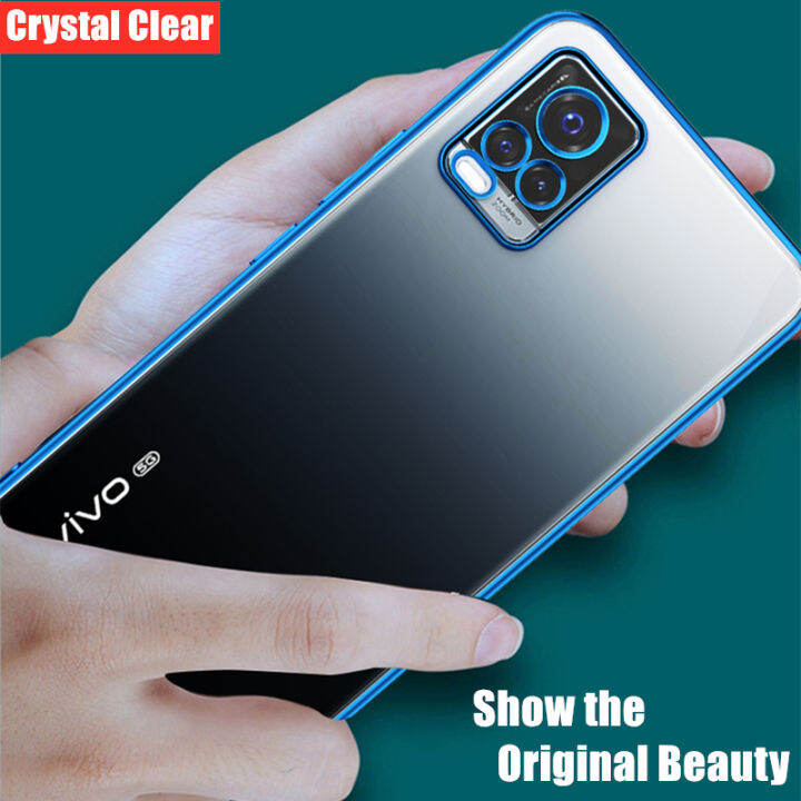 For Vivo V20 V2025 V2024 Flexible Clear Liquid Silicone Gel Anti ...