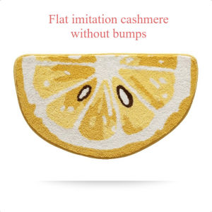 Mishilei Bathroom Plush Carpet Absorbent Quick Dry Mat Living Bathroom Bedroom Decor Anti Slip Soft Floor Mat