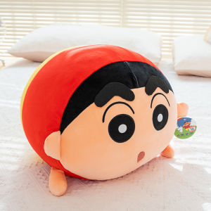Original 35cm Crayon Shin-chan Plush Toy Cartoon Stuffed Anime Round Plushies Soft Throw Pillow Sofa Bed Home Decor Soothing Doll Gifts Girl 蜡笔小新 抱枕