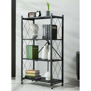 Smartchoice Rak dapur lipat 4 layer tanpa instalasi/ Rak Multifungsi Serbaguna Rak Penyimpanan Peralatan Dapur