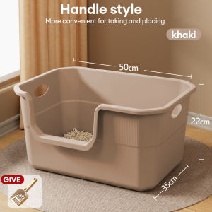 Baskom Bak Pasir Pup Kucing Cat Litter Box Tempat Kotoran Hewan SUPER JUMBO