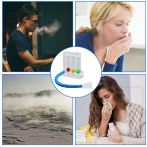 Deep Breathing Exerciser Capacity Training Device Breath Exercises Measurements