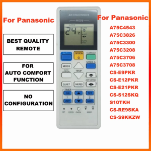 New For Panasonic Air Conditioner AC Remote Control A75C3826 Fit For CS-E9PKR CS-E12PKR CS-E21PKR