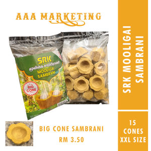SRK MOOLIGAI SAMBRANI (BIG CONES 15 PCS)